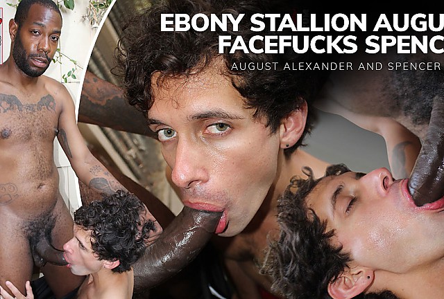 Ebony Stallion August Facefucks Spencer